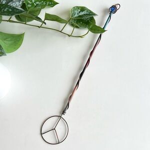 Unique Handmade Peace Sign Wall Hanging Art Decor